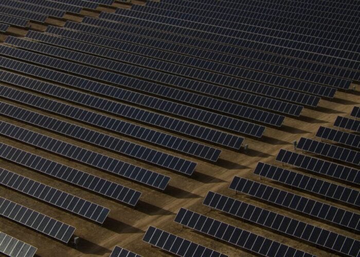 Solar panels in the US.