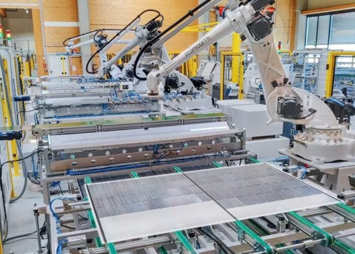 An Ecoprogetti manufacturing plant.