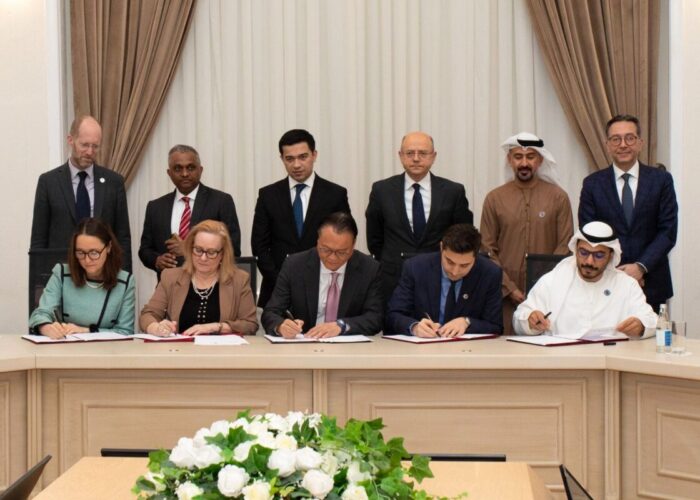 Signing ceremony between Masdar, SOCAR and development banks in Azerbaijan