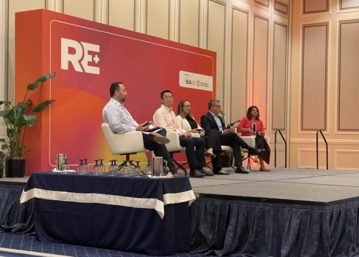 Speakers at RE+ 2025.