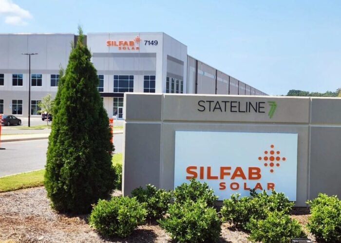 A Silfab Solar facility.