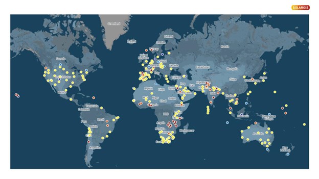 A map from Solargis.