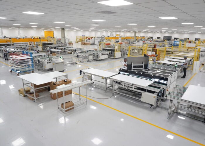 A Waaree manufacturing facility.