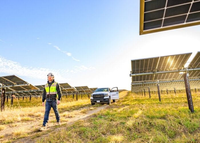 An Xcel Energy solar project.